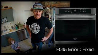 Frigidaire F045 error  Fixed [upl. by Leynwad]