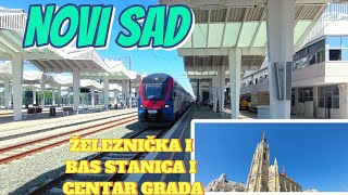 NOVI SAD direktno sa Nove Železničke staniceobilazak radova i šetnja Trgom slobode [upl. by Clementi]