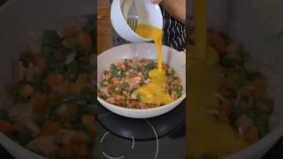 Ejotes Con Huevo y Jamon 🍳🫛 comida recetas recetasmexicanas cocina recetasfaciles [upl. by Humberto]