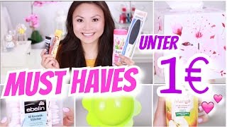 Drogerie MUST HAVES für UNTER 1 EURO  Mamiseelen [upl. by Nwahsel]