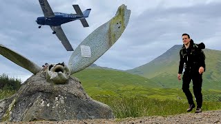 Flying Adventure to the Isle of Mull  Crashed WW2 Plane Wreck  Rotting Sheep Water  Glenforsa [upl. by Fredek]