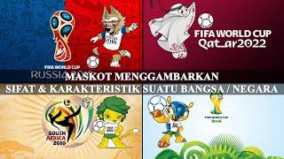 LOGO amp MASKOT RESMI PIALA DUNIA DARI MASA KE MASA 1930  2026 [upl. by Haeli243]