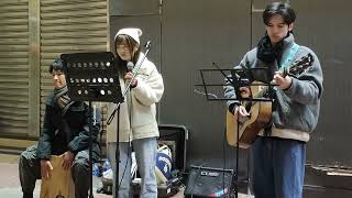 笑忘書張敬軒 Cover 旺角銀行中心E2 Busking 20240124 [upl. by Maretz975]