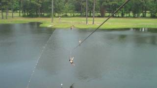 Me and Jack on Zipline at Camp Sea Gull [upl. by Nogem]