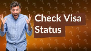 Can we check visa application status online [upl. by Gallagher127]