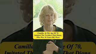 Camilla imitates the necklace Diana worecelebrity history shorts [upl. by Luemas315]