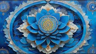 Healing Vishuddha Chakra 🌀Throat Chakra Activation🌀 Light Blue Chakra Reiki Yoga Meditation Music [upl. by Whiteley757]