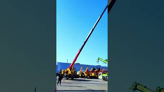 10ton Futian crane 34meter long main arm double 12ton winches strength and appearance [upl. by Blinni]