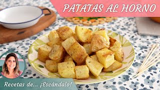 PATATAS AL HORNO una guarnición o aperitivo ideal [upl. by Dlaner]