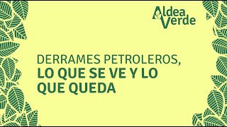 Derrames petroleros lo que se ve y lo que queda [upl. by Meekyh]