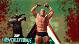 Goldberg Debut on AEW Revolution 2024 Highlights [upl. by Eislehc407]