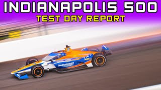 Larson Impressive in Indy 500 Test [upl. by Abelard]