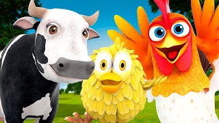 ¡A Cantar con Bartolito El Pollito Amarillito y Más Animales  La Granja de Zenón [upl. by Aidnahs]