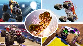 Can You Complete a Double Backflip in EVERY Monster Jam Game [upl. by Smart]