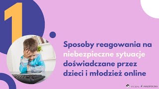 1 Niebezpieczne sytuacje online  Bezpieczne Dzieci w Sieci [upl. by Lamprey]