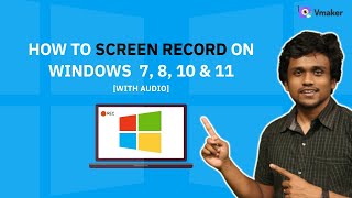 How to Screen Record on Windows 7 8 10 amp 11 With Audio [upl. by Alfreda]