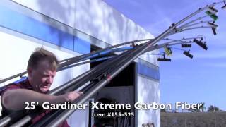 Stiffness amp Flex Comparison for Waterfed Poles 2013 2535ft Range [upl. by Yarled]