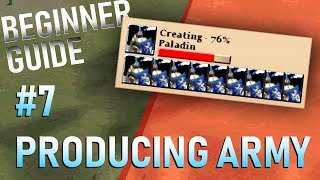 AoE2 Beginner Guide 7  Producing Army [upl. by Castora273]