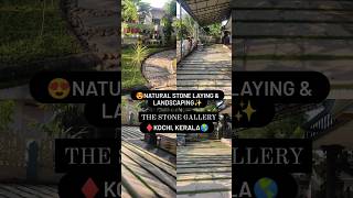 മനോഹരമായ മുറ്റം🥰Natural Paving Stones Kerala  Natural Stones  Landscaping Stones  Stone Gallery [upl. by Freddie]