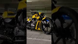 Awesome Harley Davidson yellow colour bike☝👍 [upl. by Engvall677]