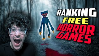 Ranking Steams Best Free HORROR Games [upl. by Marijn899]