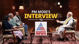 LIVE  PM Modis interview to Asianet News [upl. by Nevur]