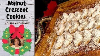 WALNUT CRESCENTS A Buttery And Delicate Favorite🌲 [upl. by Ybbed802]