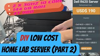 How to DIY a Dell R620 Server and Install Proxmox 80 for Under 200 [upl. by Singer]