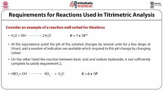 Introduction to Titrimetric analysis [upl. by Love]