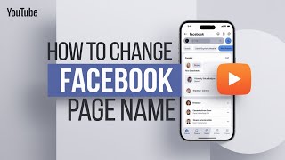 How To Change Facebook Page Name  Quick amp Easy Guide [upl. by Assital281]