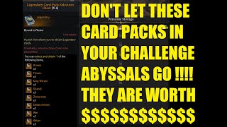 Lost Ark Legendary card selection pack tips from challenge abyssals [upl. by Llewop]