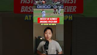 Fastest vs Slowest Baseball Pitch Ever [upl. by Vince]