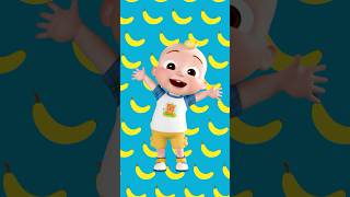 Yummy 🍌 BANANA 🍌 Song Dance with Baby JJ cocomelon shorts [upl. by Elleinnod]