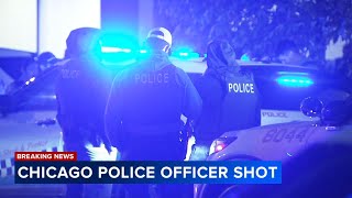 Chicago police officer shot in East Chatham CPD says [upl. by Hiasi]