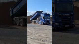 JKR SCANIA R660 Y5JKR Dumping Sand At Balmedie JKR Quarry Sped Up [upl. by Idok]