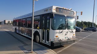 Riding on Winnipeg Transit 205 2004 D40LF on Route 55 St Annes [upl. by Enenaj]