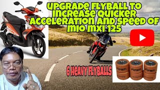 FLYBALL COMBINATION FOR MIO MXI 125 TO INCREASE QUICKER ACCELERATION AND SPEED [upl. by Terle]