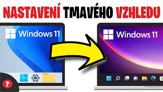 Jak NASTAVENÍ TMAVÉHO VZHLEDU ve WINDOWS  Návod  Windows  Počítat [upl. by Cally]