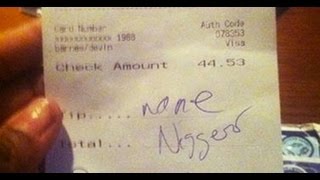 Red Lobster Suspends Waitress Who Received None Nigger As Tip [upl. by Dzoba143]