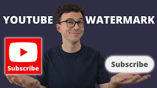 How to Make a Watermark for YouTube Videos 2023 [upl. by Nerrat]