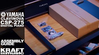 Yamaha Clavinova CSP275  Assembly Guide [upl. by Fair]