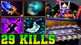 29 Kills Timbersaw With No Death  TimberSaw Dota 2 Mid Lane Guide Gameplay Skill Carry Build 737 [upl. by Aryn]