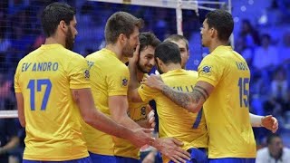 BRASIL X SÉRVIA  SEMIFINAL MUNDIAL DE VÔLEI 2018 [upl. by Coffin32]