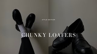 Styling Chunky Loafers l 6 Effortless outfit Ideas l Sustainable Fashion [upl. by Aisila]