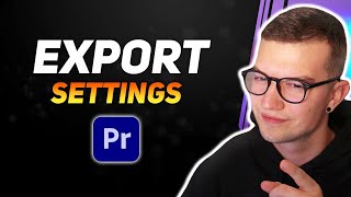 HIGH QUALITY Export Settings For PREMIERE PRO 2023 1080p1440p [upl. by Oxley]