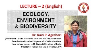 Lecture2English Ecology Environment amp BiodiversityFull course available on Purvanchal IAS app [upl. by Lokim144]