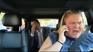 Uber driver kicks passenger OUT OF CAR Trailer Trash Tammy [upl. by Eniamzaj]