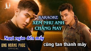 Xem Như Anh Chẳng May Karaoke  Ưng Hoàng Phúc [upl. by Alemat]