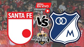 Santa Fe 0 vs Millonarios 1  Fecha 2 cuadrangulares  Liga Betplay II 2024 [upl. by Yditsahc]