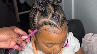 I Had To Post This Kids Braid Style ASAP  Cute amp Easy to Duplicate [upl. by Neibart]